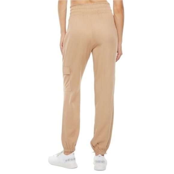 Juicy Couture Womens Cargo Jogger Pants XXL Beige Rayon Relaxed Style - Picture 3 of 9